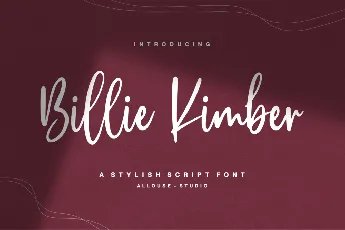 Billie Kimber font