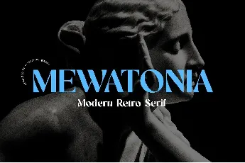 Mewatonia font