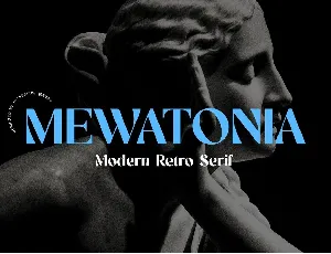 Mewatonia font