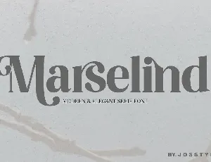 Marselind font