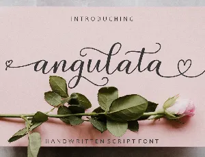 Angulata font