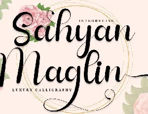 Sahyan Maglin font