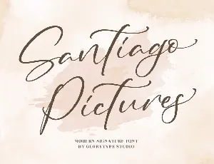 Santiago Pictures font