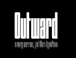 Outward Display font