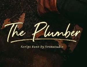 The Plumber Script font