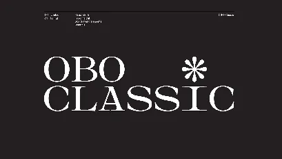 OBO Classic font