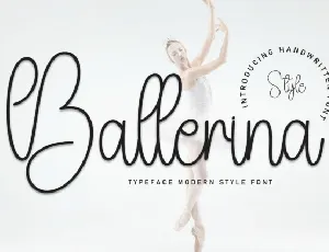 Ballerina Script font