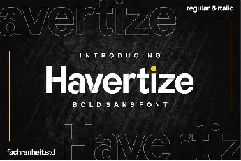 Havertize font