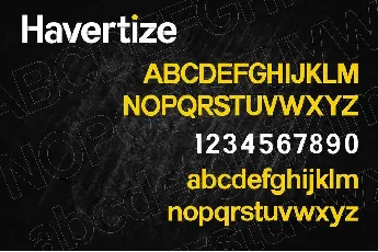 Havertize font