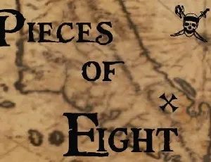 Pieces of Eight font