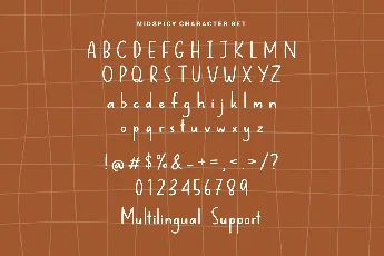 Midspicy font