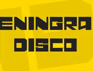 Leningrad Disco font