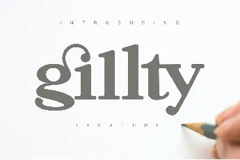 Gillty font