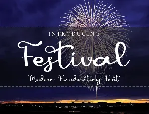 Festival font