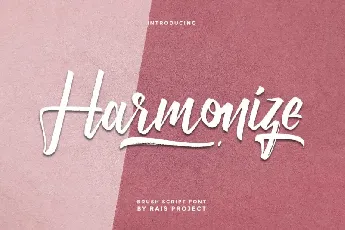 Harmonize Brush font