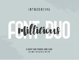 Millicious Brush font