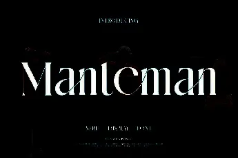 Manteman font