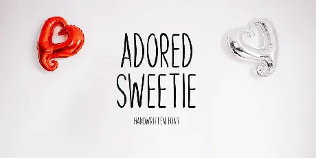 Adored Sweetie font