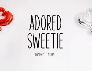 Adored Sweetie font