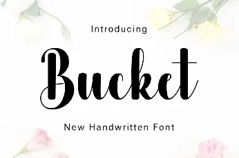 Bucket font