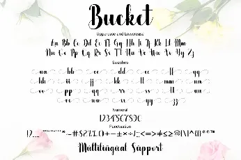 Bucket font