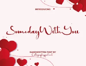 Someday With You font