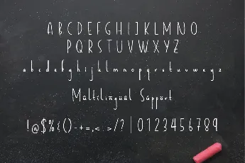 Gradechalky font