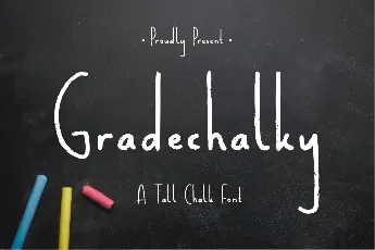 Gradechalky font