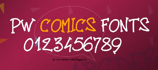 PWComics font