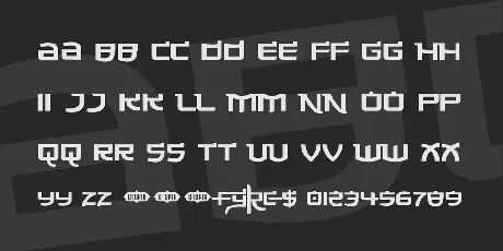 Made in China font