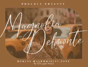 Magnolia Delmonte font