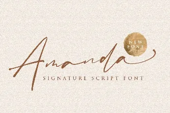 Amanda Signature Script font