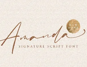 Amanda Signature Script font