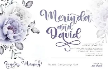 Sunday Morning Calligraphy font