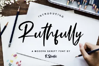 Ruthfully Handwritten font