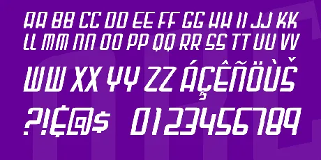 Gunblade font