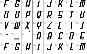 Gunblade font