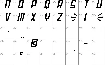 Gunblade font