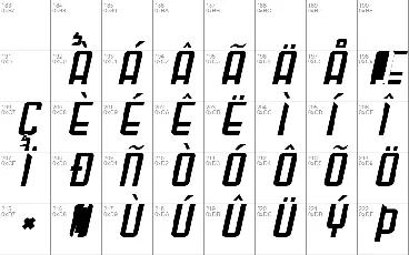 Gunblade font