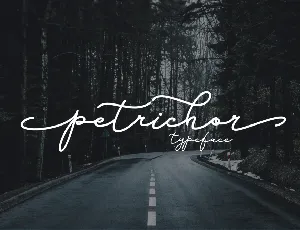 petrichor font