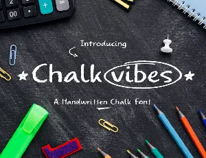 Chalkvibes font