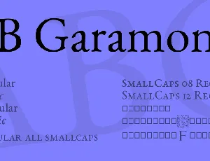 EB Garamond font