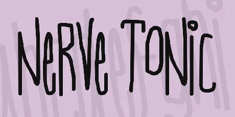 Nerve Tonic font