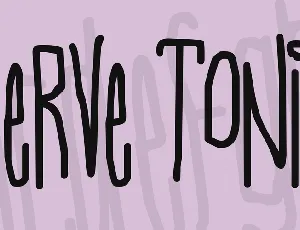 Nerve Tonic font