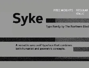 Syke Family font