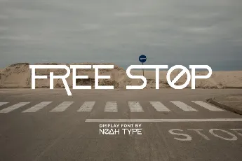 FreeStop font