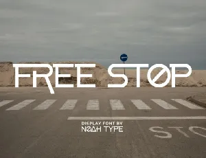 FreeStop font