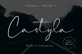 Castyla Signature font