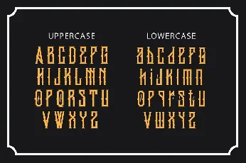 King Armored Typeface font