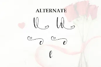 Valentine Script font